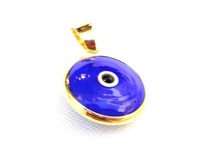 Eye 9 carats gold pendant