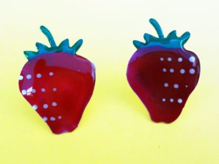 Strawberry earings