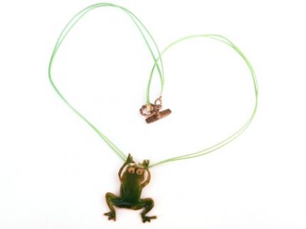 Bewitched frog necklace