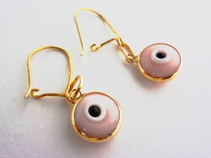 Eye gold earings