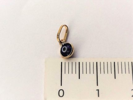 Eye 14 carats gold pendant