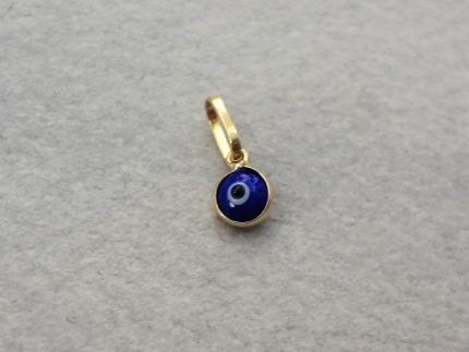 Eye 9 carats gold pendant