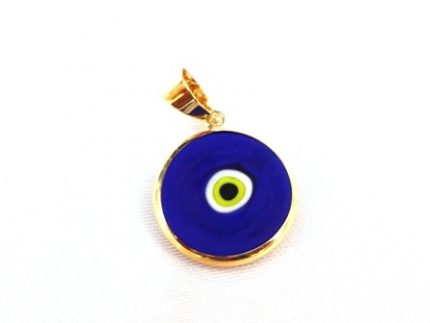 Eye gold pendant